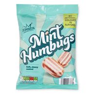 Mint Humbugs Boiled Sweets 200g Dominion